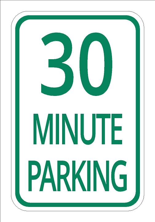Timed Parking Signs