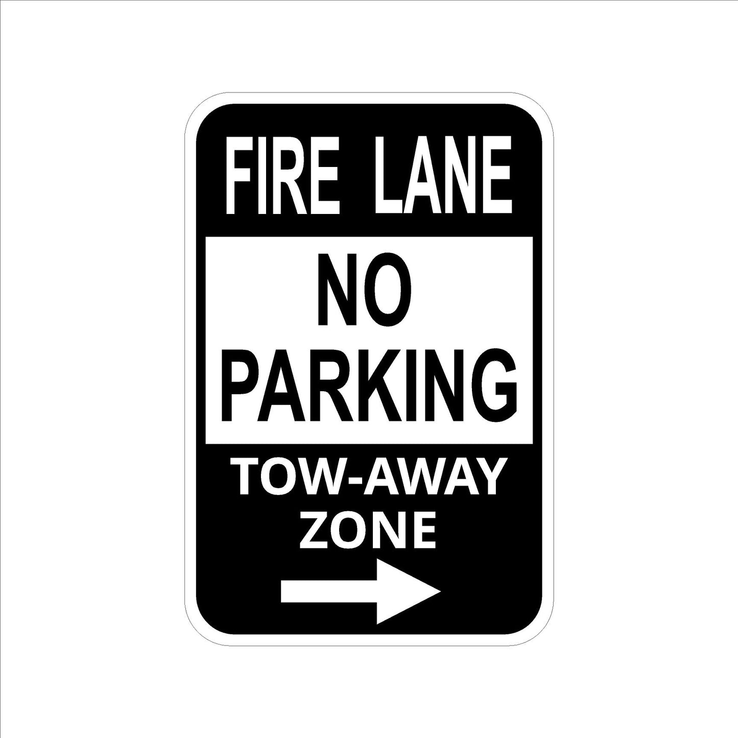 Fire Lane Tow Away ->