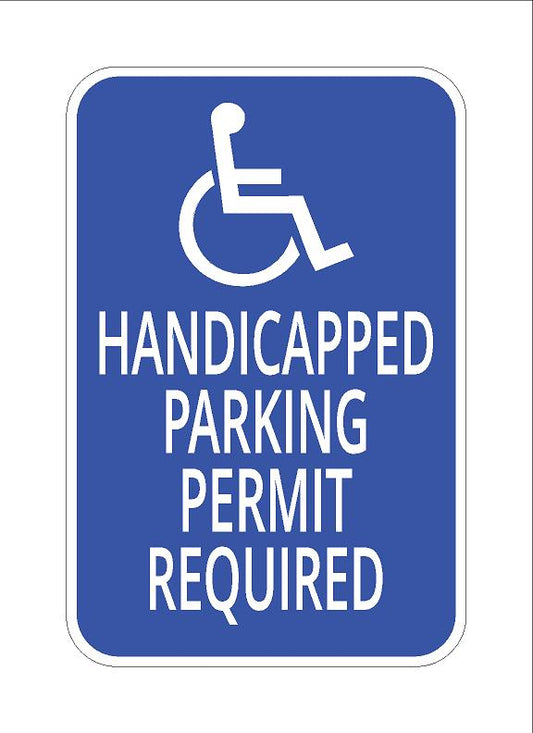 G-53Handicap Parking Permit Required