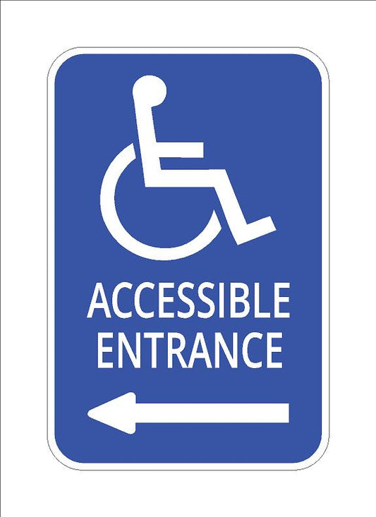 G-65L Handicap Accessible Entrance  Left Arrow