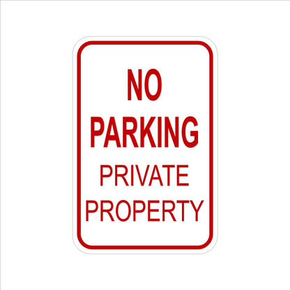 No Parking Private Property