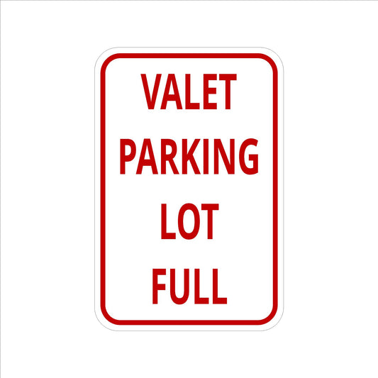 Valet Parking Lot Full