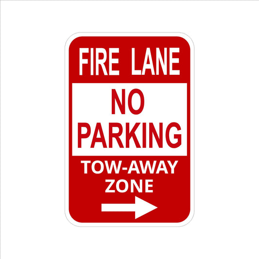 Fire Lane Tow Away ->